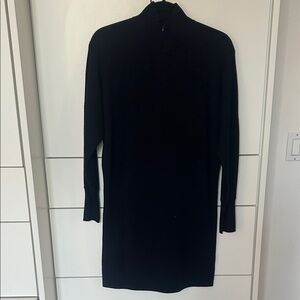 Club Monaco navy  Knit Long Sleeve Dress - Classic Women's Dress